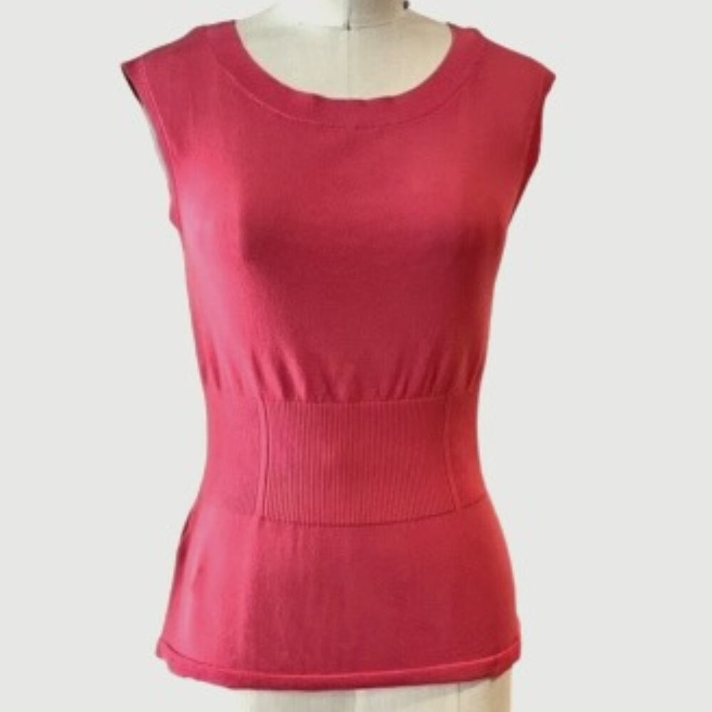 Ann Taylor Nylon Pink Tank Top - Size Medium